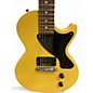 Used 2011 Gibson LES PAUL JR Worn TV Yellow Solid Body Electric Guitar