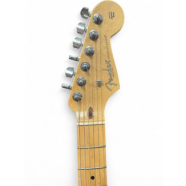 Used Fender American Standard Stratocaster Black Solid Body Electric Guitar