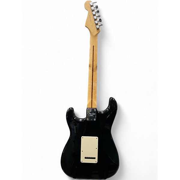 Used Fender American Standard Stratocaster Black Solid Body Electric Guitar