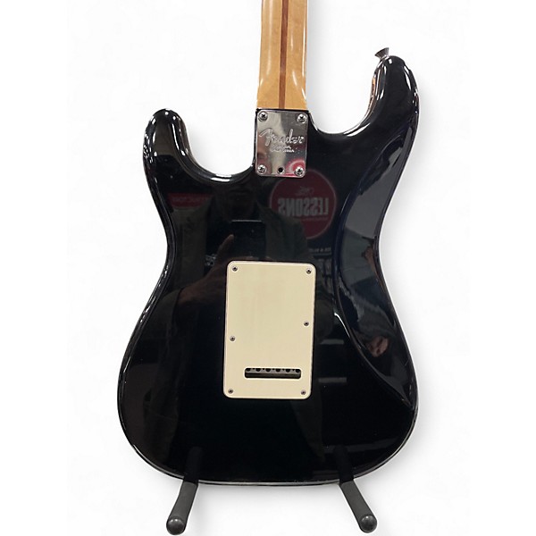 Used Fender American Standard Stratocaster Black Solid Body Electric Guitar