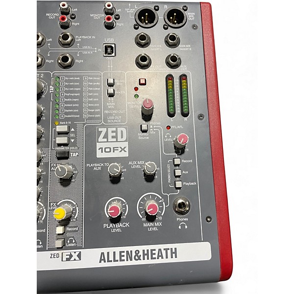 Used Allen & Heath ZED10FX Unpowered Mixer
