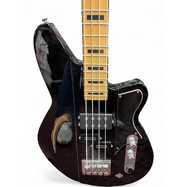 Used Reverend Brad Housser Fatfish 32 Black Electric Bass Guitar