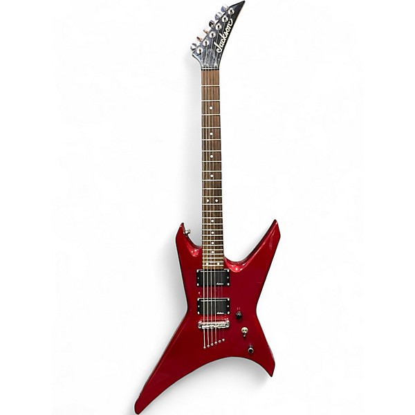 Used Jackson JS30WR WARRIOR Metallic Red Solid Body Electric Guitar