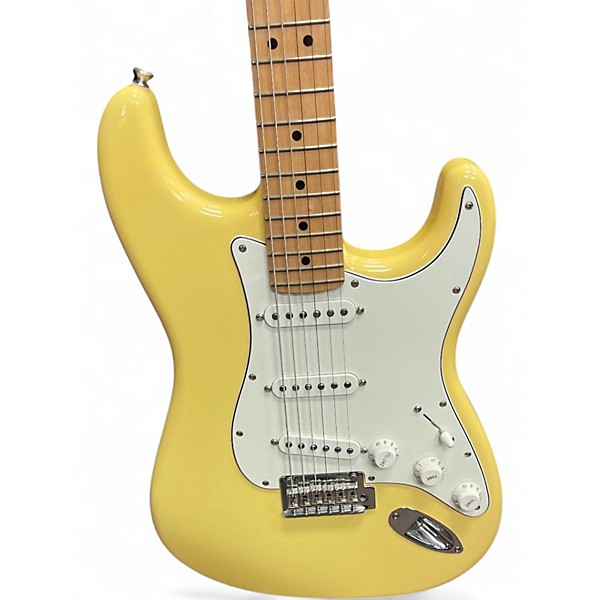 Used Fender Player Stratocaster Buttercream Solid Body Electric Guitar