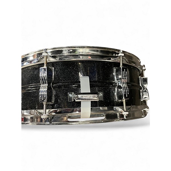 Used Ludwig 6X14 Acrolite Snare black sparkle Drum
