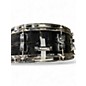 Used Ludwig 6X14 Acrolite Snare black sparkle Drum