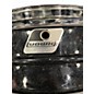 Used Ludwig 6X14 Acrolite Snare black sparkle Drum