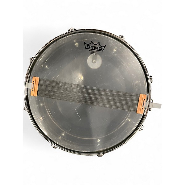 Used Ludwig 6X14 Acrolite Snare black sparkle Drum