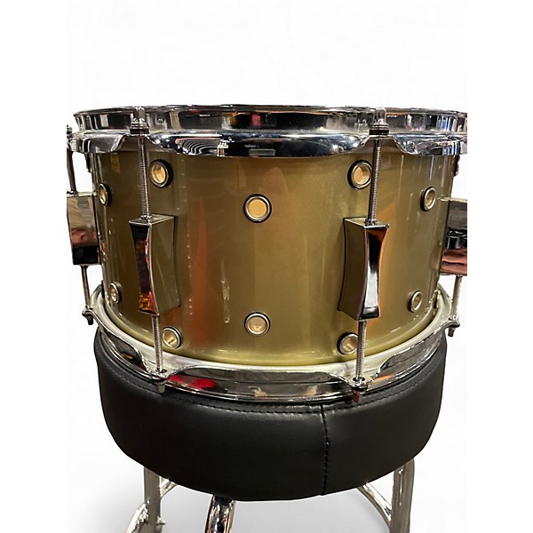 Used Pork Pie 13X7.5 Little Squealer Snare Royal Olive Drum