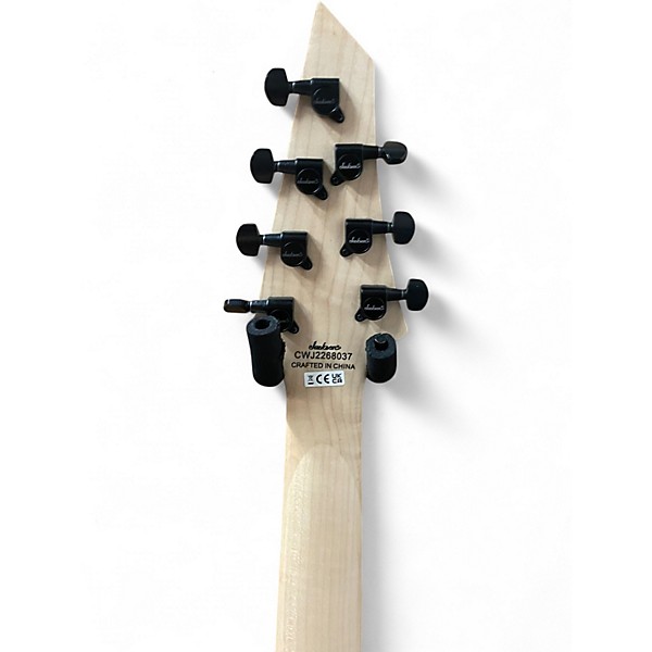 Used Jackson JS22-7 Dinky 7 String BLACK Solid Body Electric Guitar