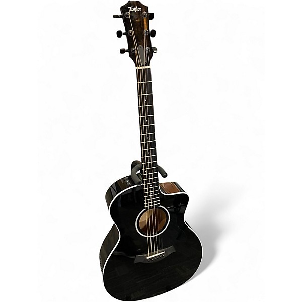 Used Taylor 214CE BLK PLUS Black Acoustic Electric Guitar