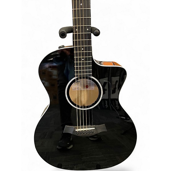 Used Taylor 214CE BLK PLUS Black Acoustic Electric Guitar