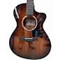 Used 2022 Taylor 222ce-K DLX Shaded Edgeburst Acoustic Electric Guitar
