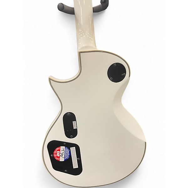 Used ESP LTD James Hetfield Signature Iron Cross White Solid Body Electric Guitar