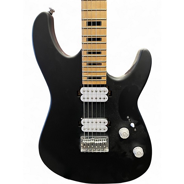 Used Sawtooth STRAT BLACK Solid Body Electric Guitar