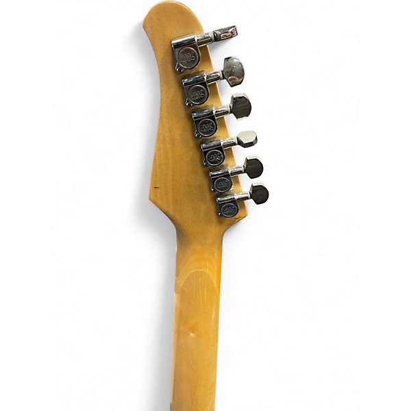 Used Sawtooth STRAT BLACK Solid Body Electric Guitar