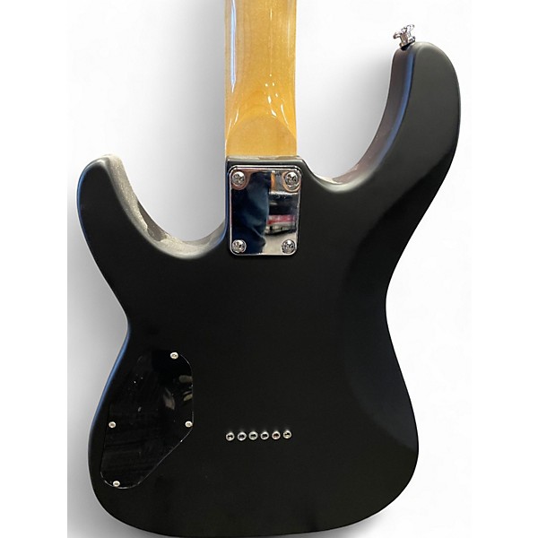 Used Sawtooth STRAT BLACK Solid Body Electric Guitar