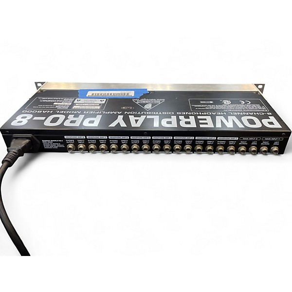 Used Behringer Powerplay PRO 8 HA8000 Headphone Amp