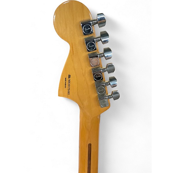 Used 2010 Fender JAGUAR Antique Gold Solid Body Electric Guitar