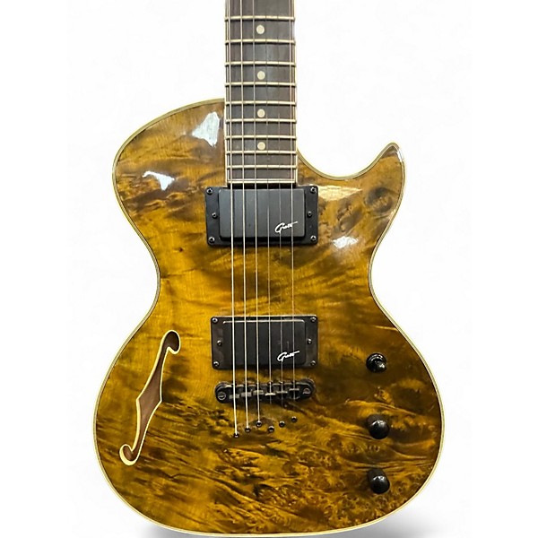 Used Giannini STANDARD SERIES OLIVE GREEN Hollow Body Electric Guitar