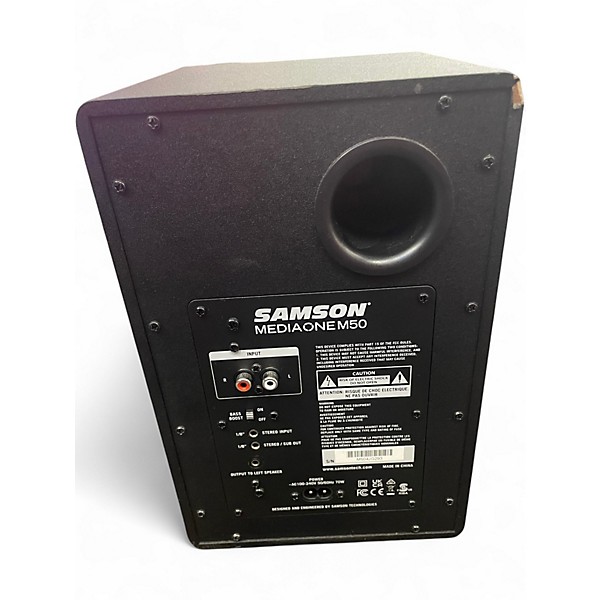 Used Samson MEDIA ONE M50 PAIR Powered Monitor