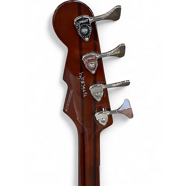 Used Reverend Thundergun Brown Electric Bass Guitar