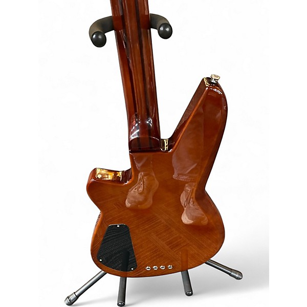 Used Reverend Thundergun Brown Electric Bass Guitar