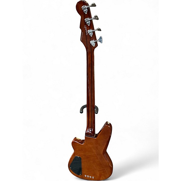 Used Reverend Thundergun Brown Electric Bass Guitar