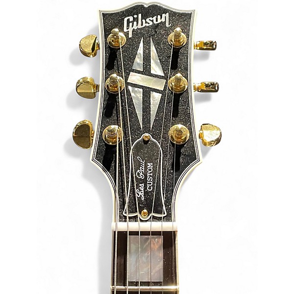 Used Gibson LES PAUL CUSTOM SHOP WHITE Solid Body Electric Guitar