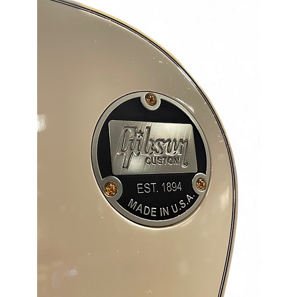 Used Gibson LES PAUL CUSTOM SHOP WHITE Solid Body Electric Guitar