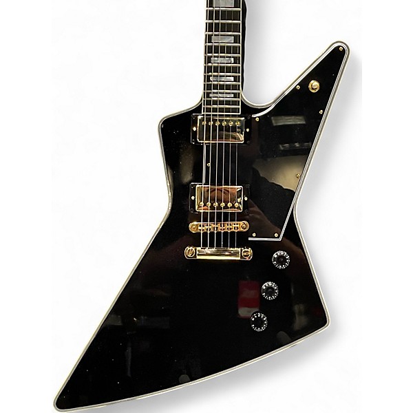 Used Gibson EXPLORER CUSTOM SHOP Black Solid Body Electric Guitar