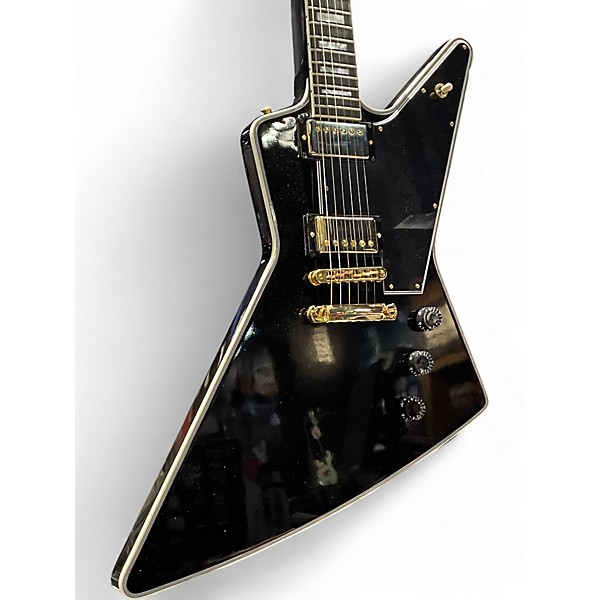 Used Gibson EXPLORER CUSTOM SHOP Black Solid Body Electric Guitar