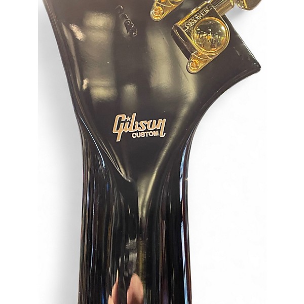 Used Gibson EXPLORER CUSTOM SHOP Black Solid Body Electric Guitar