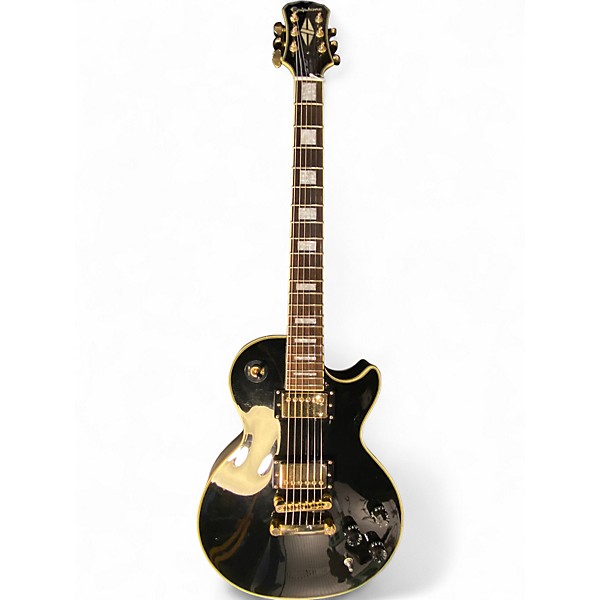 Used Epiphone Les Paul Custom Pro Ebony Solid Body Electric Guitar