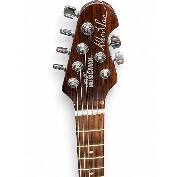 Used Ernie Ball Music Man Albert Lee Signature Tremolo GOLD Solid Body Electric Guitar