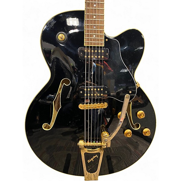 Used Yamaha AES1500B Black Hollow Body Electric Guitar