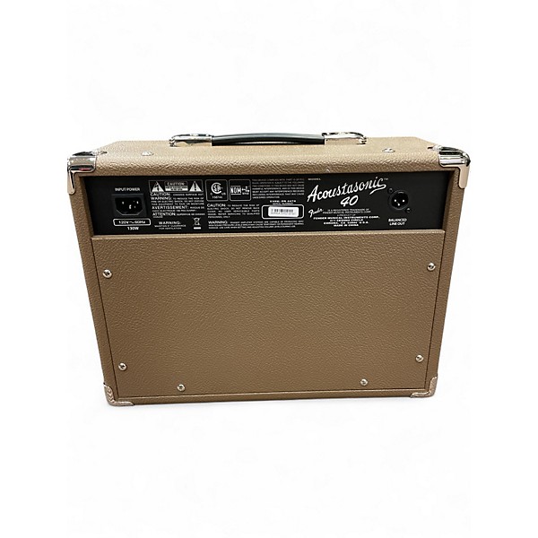 Used Fender Acoustasonic Jr 40W Acoustic Guitar Combo Amp