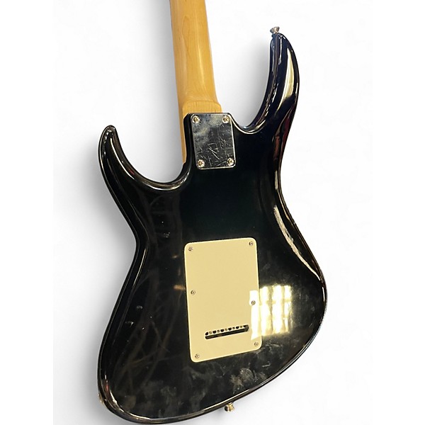 Used Carlo Robelli DOUBLE CUT STRATOCASTER Black Solid Body Electric Guitar