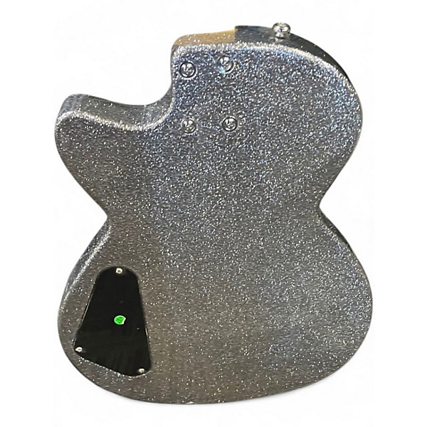 Used Daisy Rock Rock Candy Silver Sparkle Electric Bass Guitar