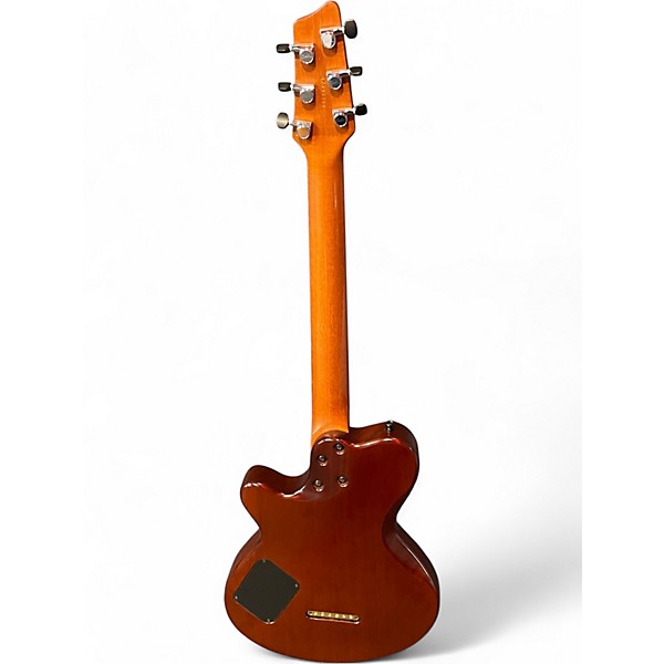 Used Godin LG HB Transparent Cherry Solid Body Electric Guitar