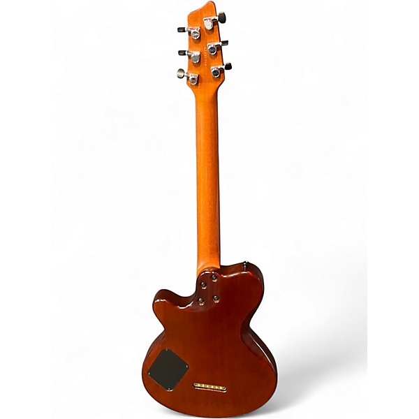 Used Godin LG HB Transparent Cherry Solid Body Electric Guitar