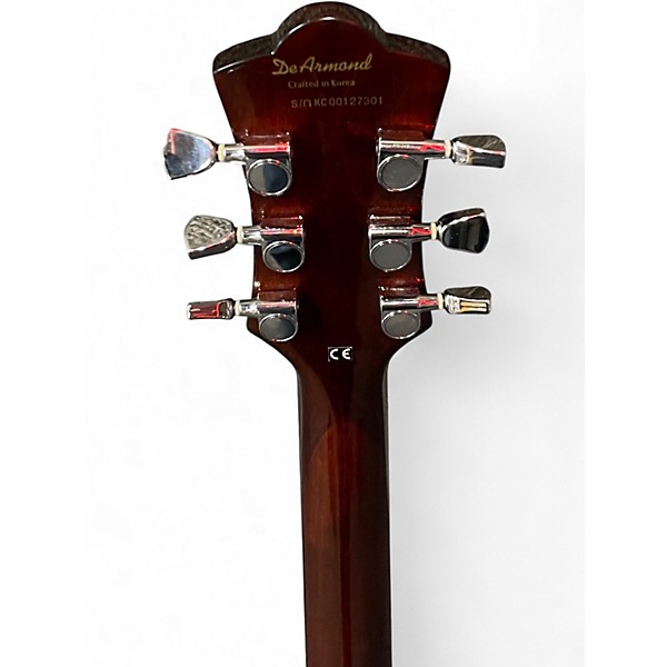 Used DeArmond M77T Black Solid Body Electric Guitar