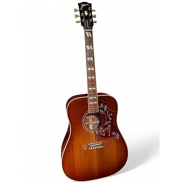 Used 2009 Gibson Hummingbird True Vintage Heritage Cherry Sunburst Acoustic Guitar