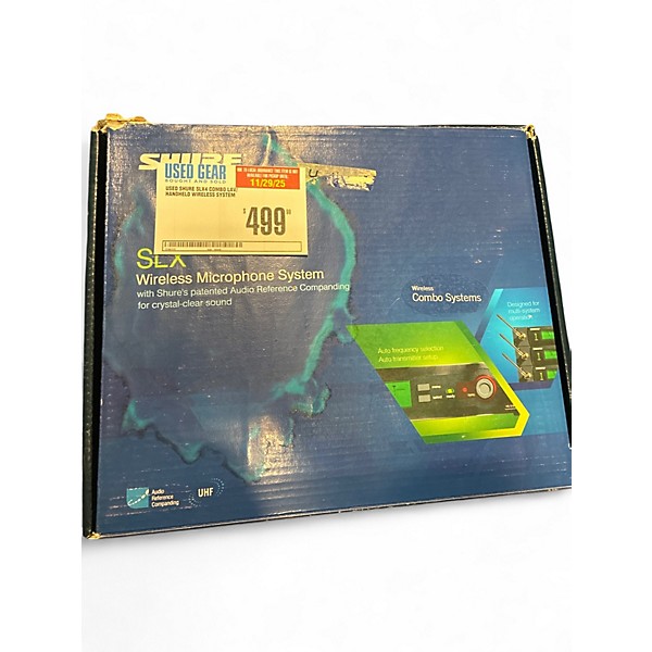 Used Shure SLX4 COMBO LAV/ HANDHELD Wireless System