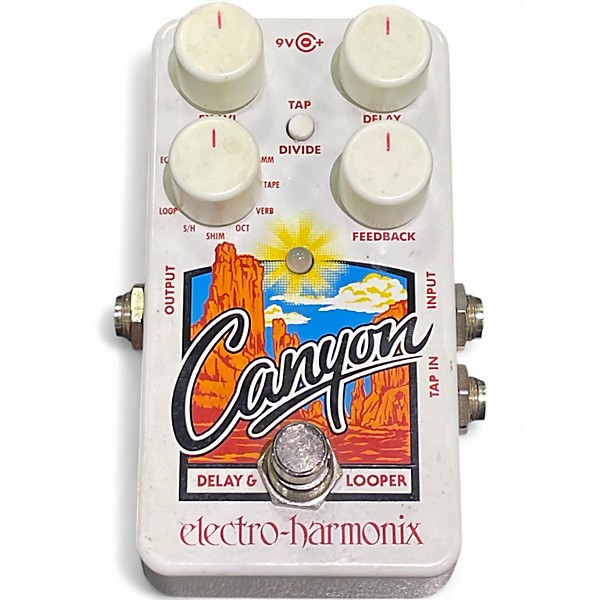 Used Electro-Harmonix Canyon Delay and Looper Effect Pedal