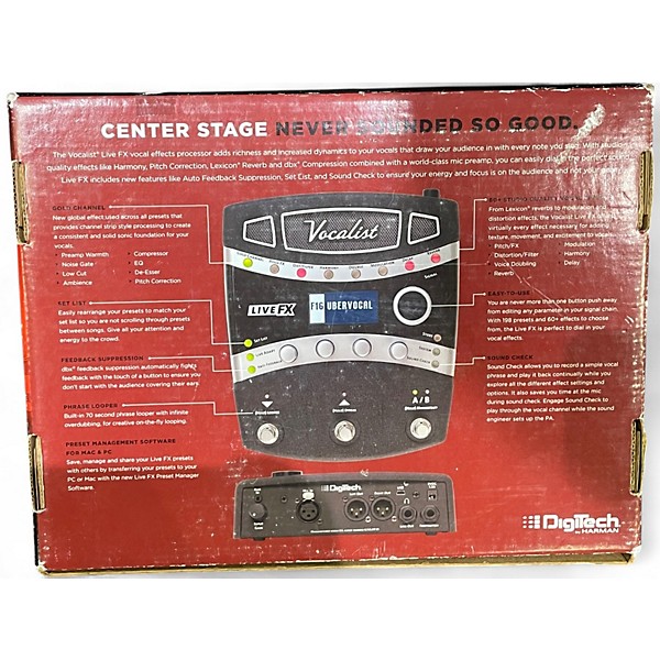 Used DigiTech LIVEFX Vocal Processor