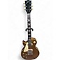 Vintage 1974 Gibson Les Paul Deluxe Left Handed Gold Top Electric Guitar thumbnail