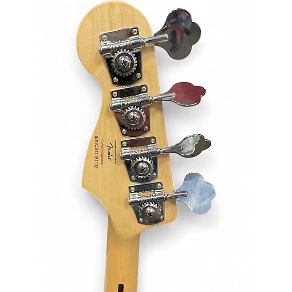 Used Squier Vintage Modified Jazz Bass Natural Electric Bass Guitar