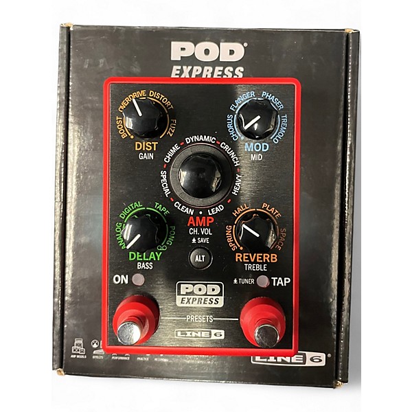 Used Line 6 Pocket Pod Express Amp Modeler Effect Processor