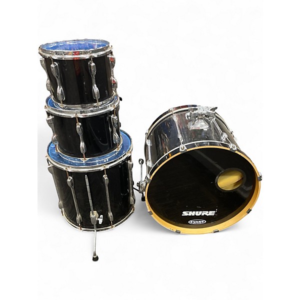 Used TAMA 4 Piece Rockstar Black Drum Kit